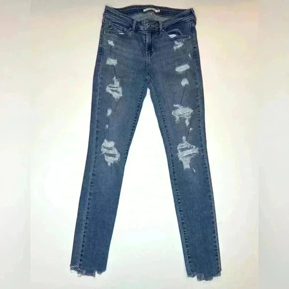 Levis Women’s 711 Skinny Jeans Size 25 - Picture 1 of 11